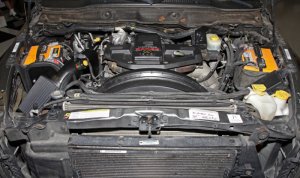 Ram 2500 Performance Air Intake - K&N Engineering - Blackhawk Induction - Black - `07-`09